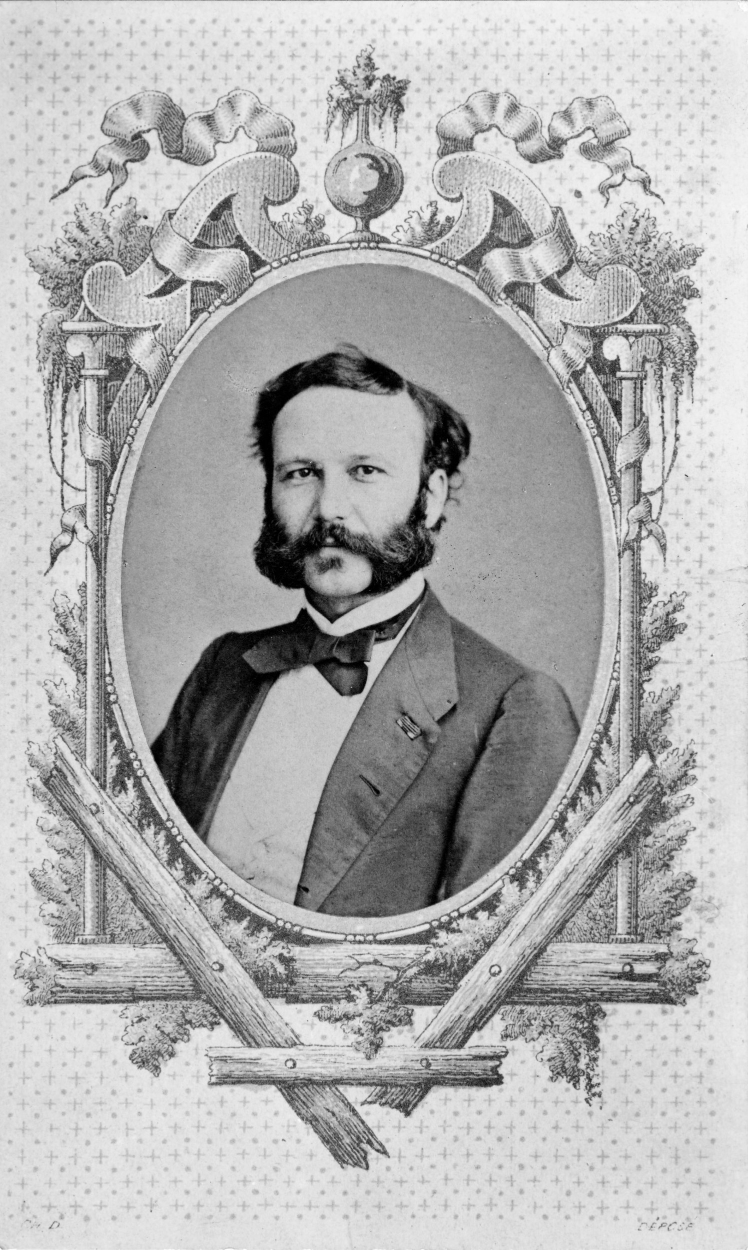 Portrait of Henry Dunant from 1864